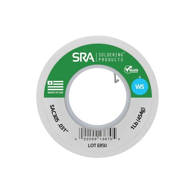 SOLDER NC SAC305 .031 1 LB