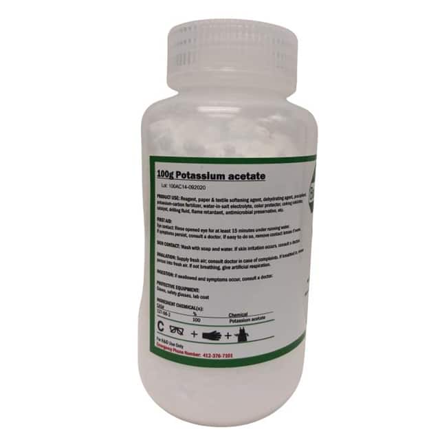 POTASSIUM ACETATE (CH3COOK) IS D