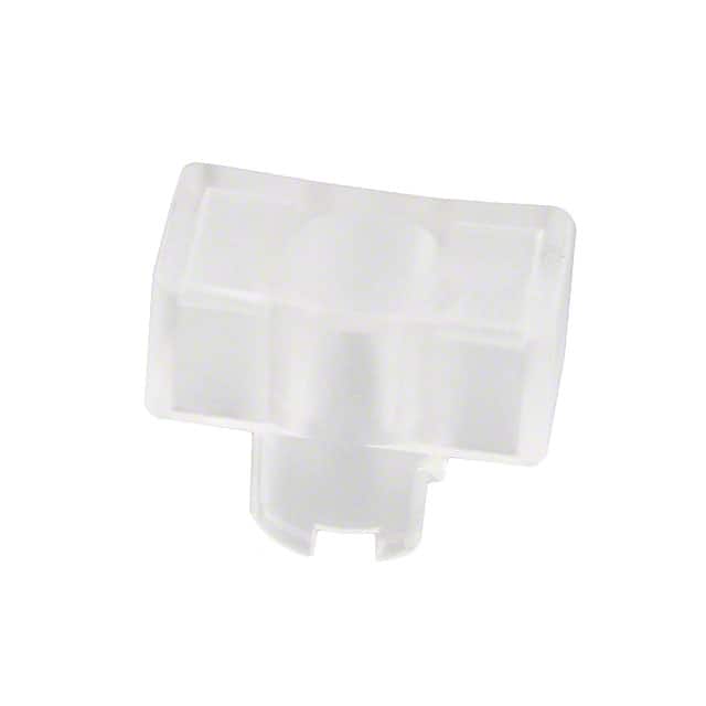 CAP TACTILE RECTANGULAR CLEAR
