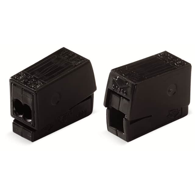 PUSHWIRE INLINE CONNECTOR; BLACK