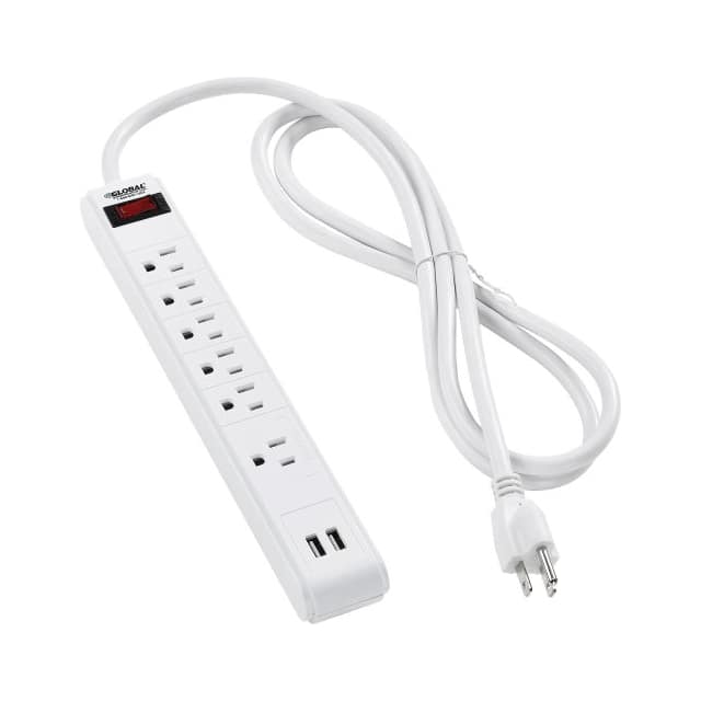 12" 5+1 OUTLET STRIP & SURGE PRO