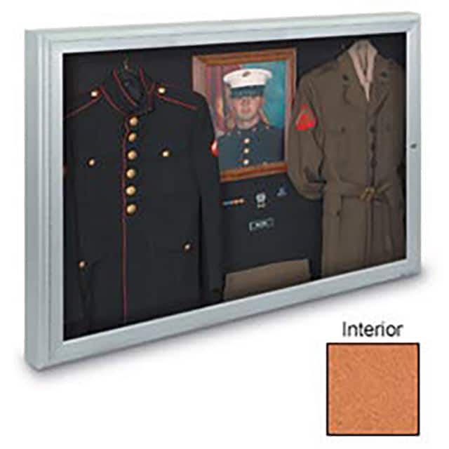 48"W X 36"H 1-DOOR RADIUS FRAMED