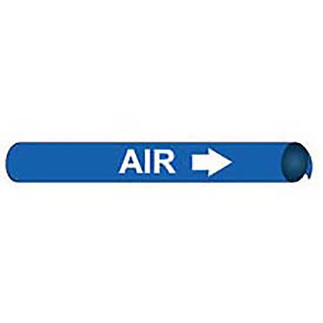 PIPE MARKER, PRECOILED AND STRAP