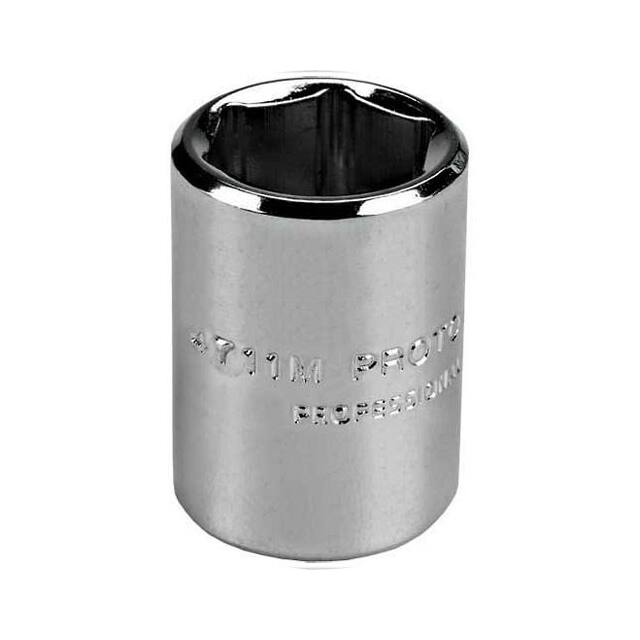 1/4" DRIVE SOCKET 11MM, 6 POINT
