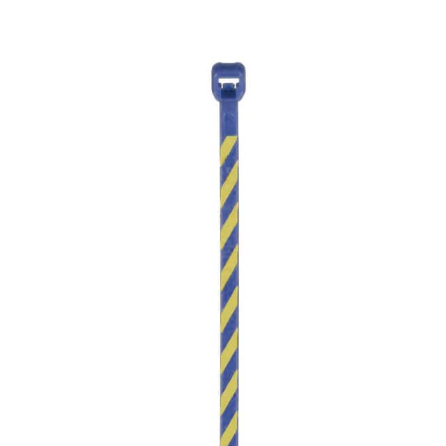 CBL TIE LOCK BLUE/YLW 18LB 4"
