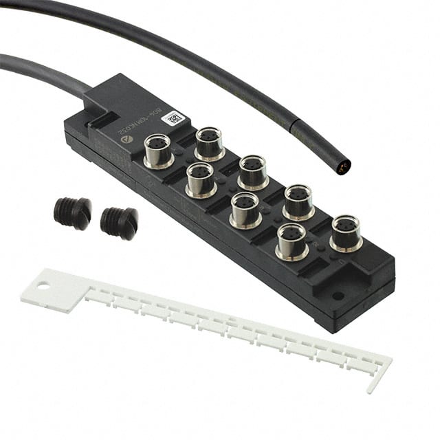 M8 PLASTIC 8PORT 1SIG LED