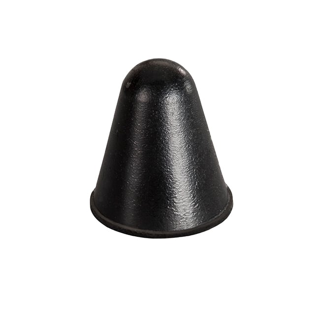 BUMPER CONI .79" DIA X .19" BLK