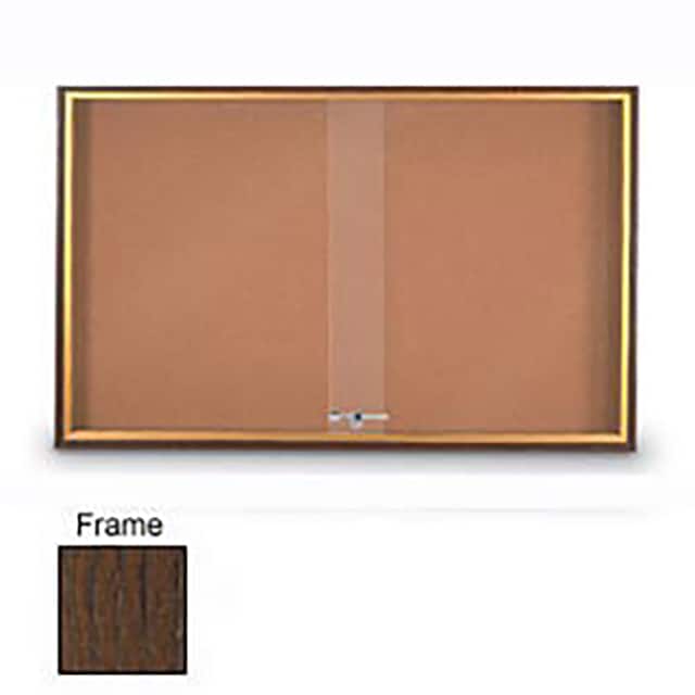 72"W X 36"H SLIDING DOOR CORKBOA
